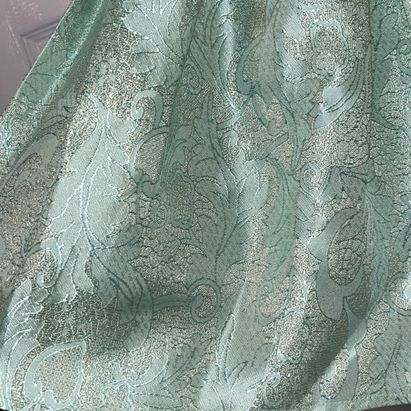 American Princess Icy Silver & Blue Dress sz 4 - Picture 4 of 9